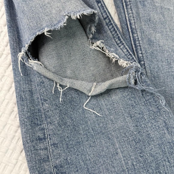 Mother Superior The Tripper 20 Minutes of Fame Light Wash Denim Jeans Size 26 - Picture 4 of 16